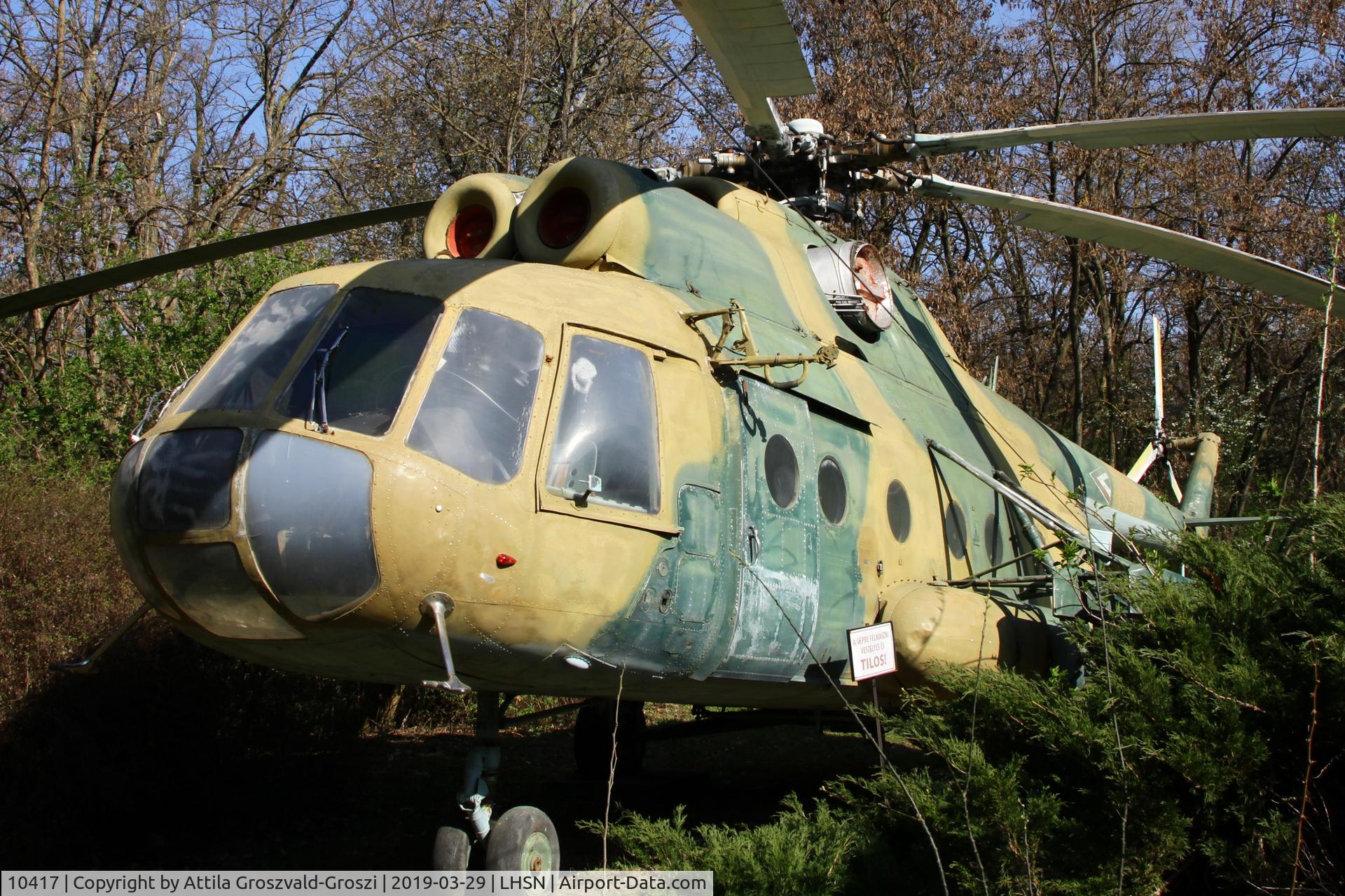 10417, 1972 Mil Mi-8T Hip C/N 10417, LHSN - Szolnok Air Base Hungary