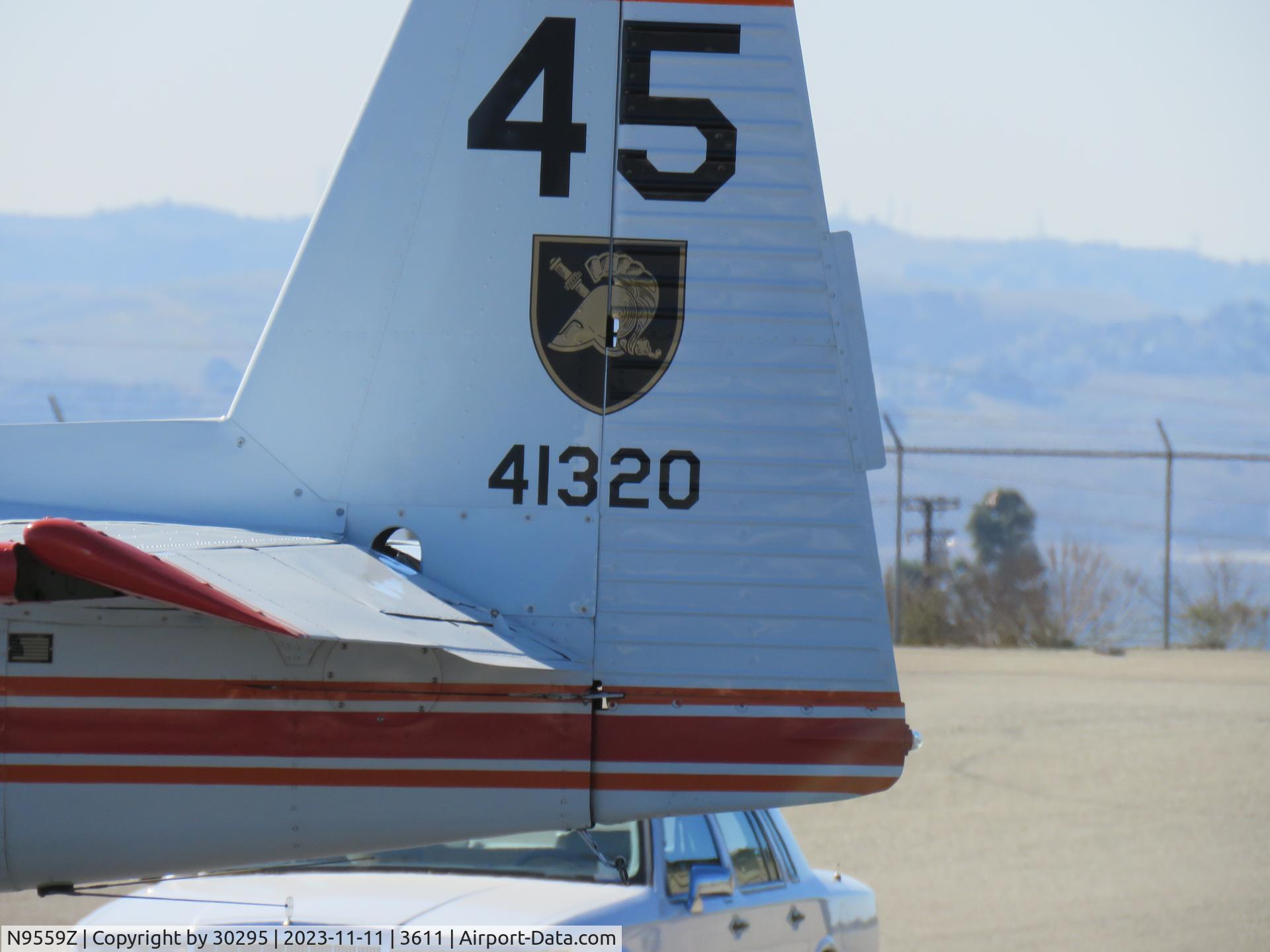 N9559Z, 1948 Ryan Navion A C/N NAV-4-1320, Tail markings