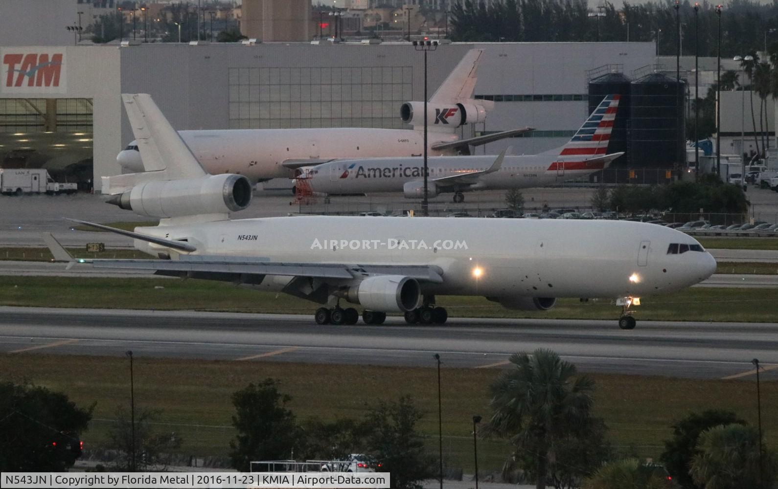 N543JN, 1994 McDonnell Douglas MD-11F C/N 48543, Western Global MD-11F zx