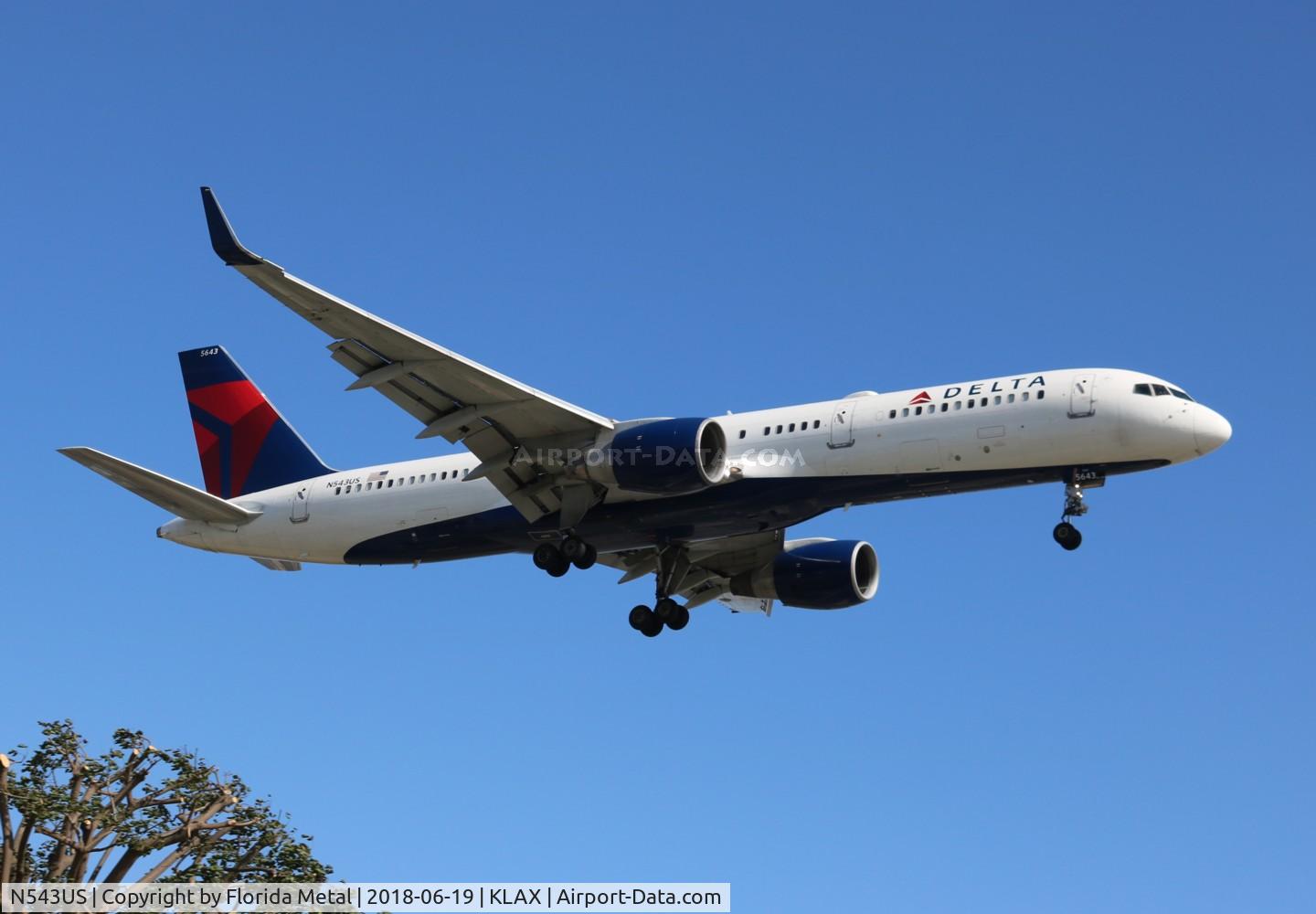 N543US, 1996 Boeing 757-251 C/N 26490, Delta 752 zx