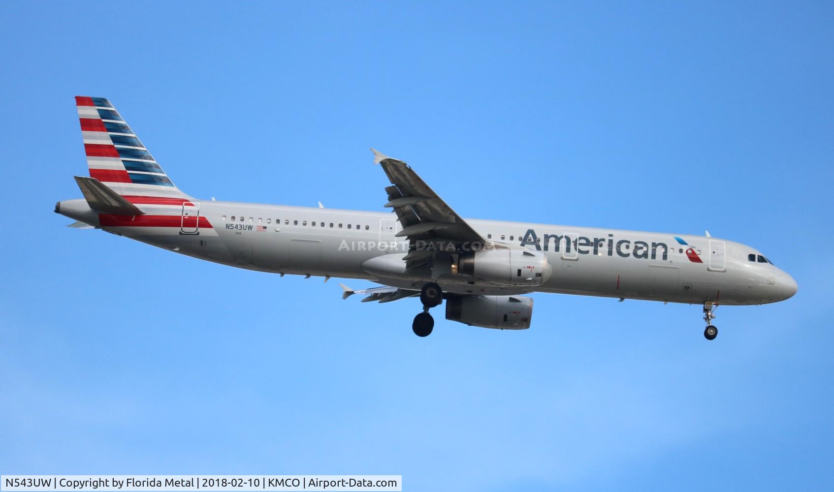N543UW, 2011 Airbus A321-231 C/N 4843, AAL A321 zx