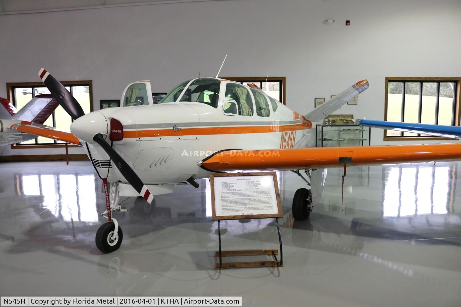 N545H, 1957 Beech H35 Bonanza C/N D-4982, Bonanza 35 zx
