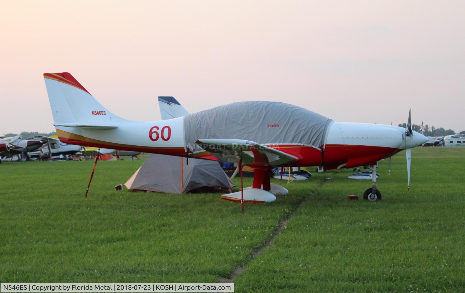 N546ES, 2014 Lancair ES C/N MEW001ES, Lancair ES zx