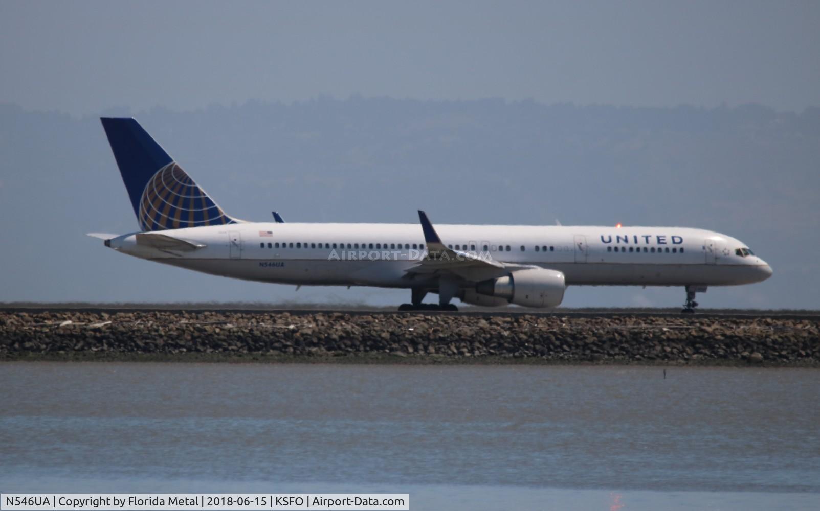 N546UA, 1991 Boeing 757-222 C/N 25367, UAL 752 zx