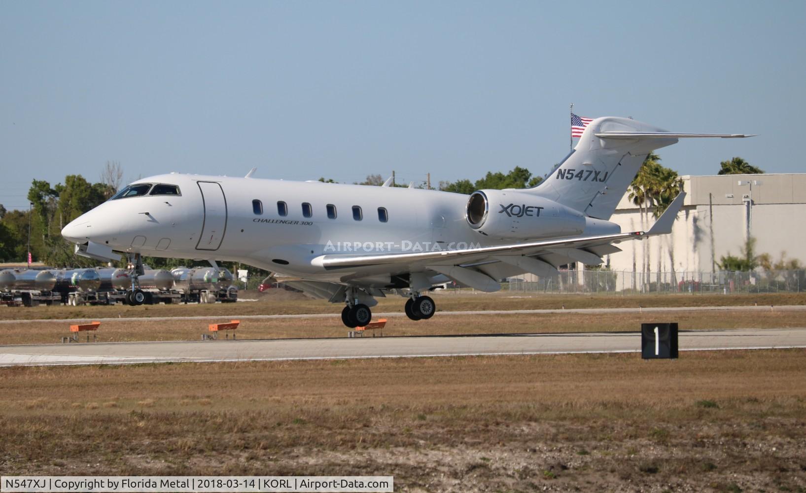 N547XJ, 2009 Bombardier Challenger 300 (BD-100-1A10) C/N 20281, Challenger 300 zx