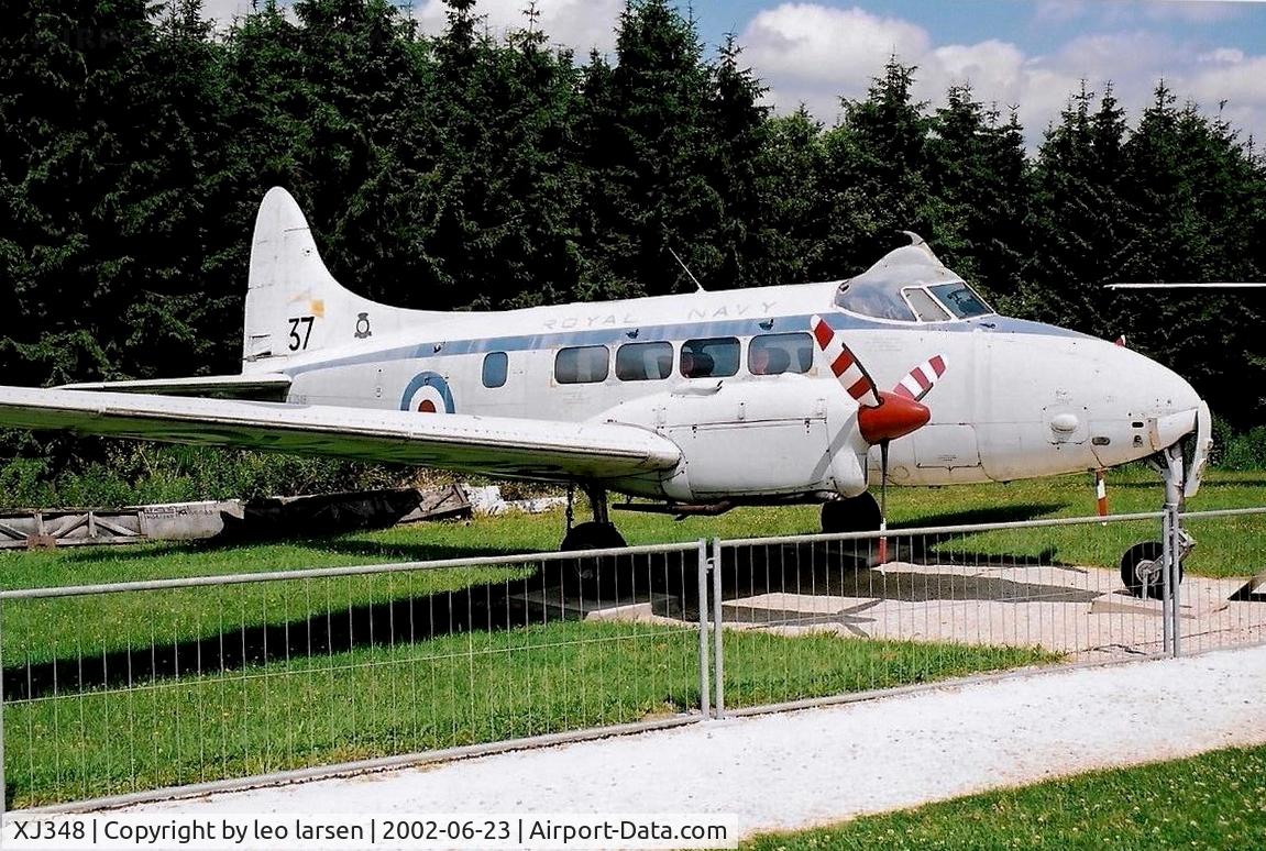 XJ348, 1955 De Havilland DH-104 Sea Devon C.20 C/N 04406, Hermeskeil 23.6.2002