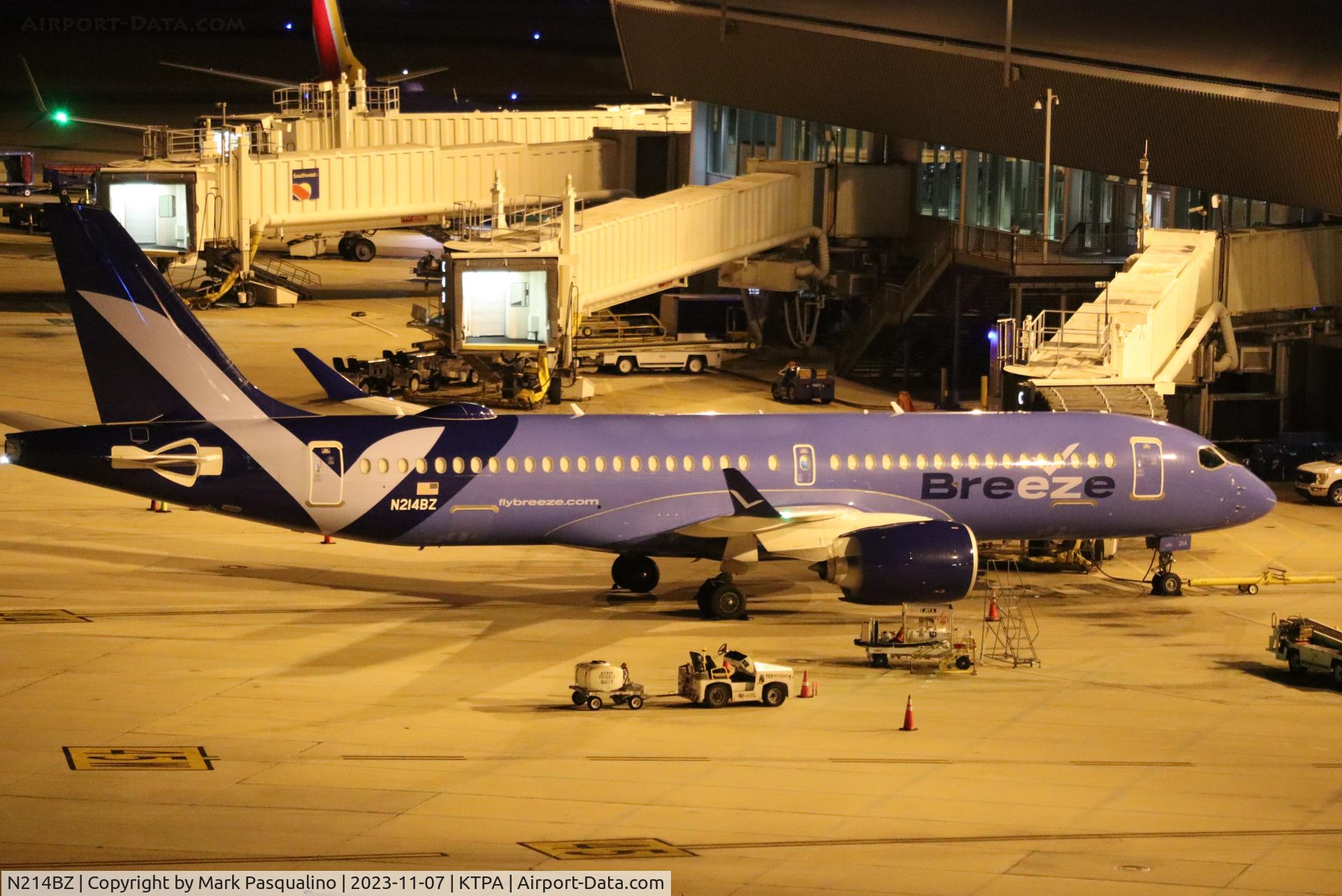 N214BZ, 2022 Airbus A220-371 C/N 55160, Airbus A220-371