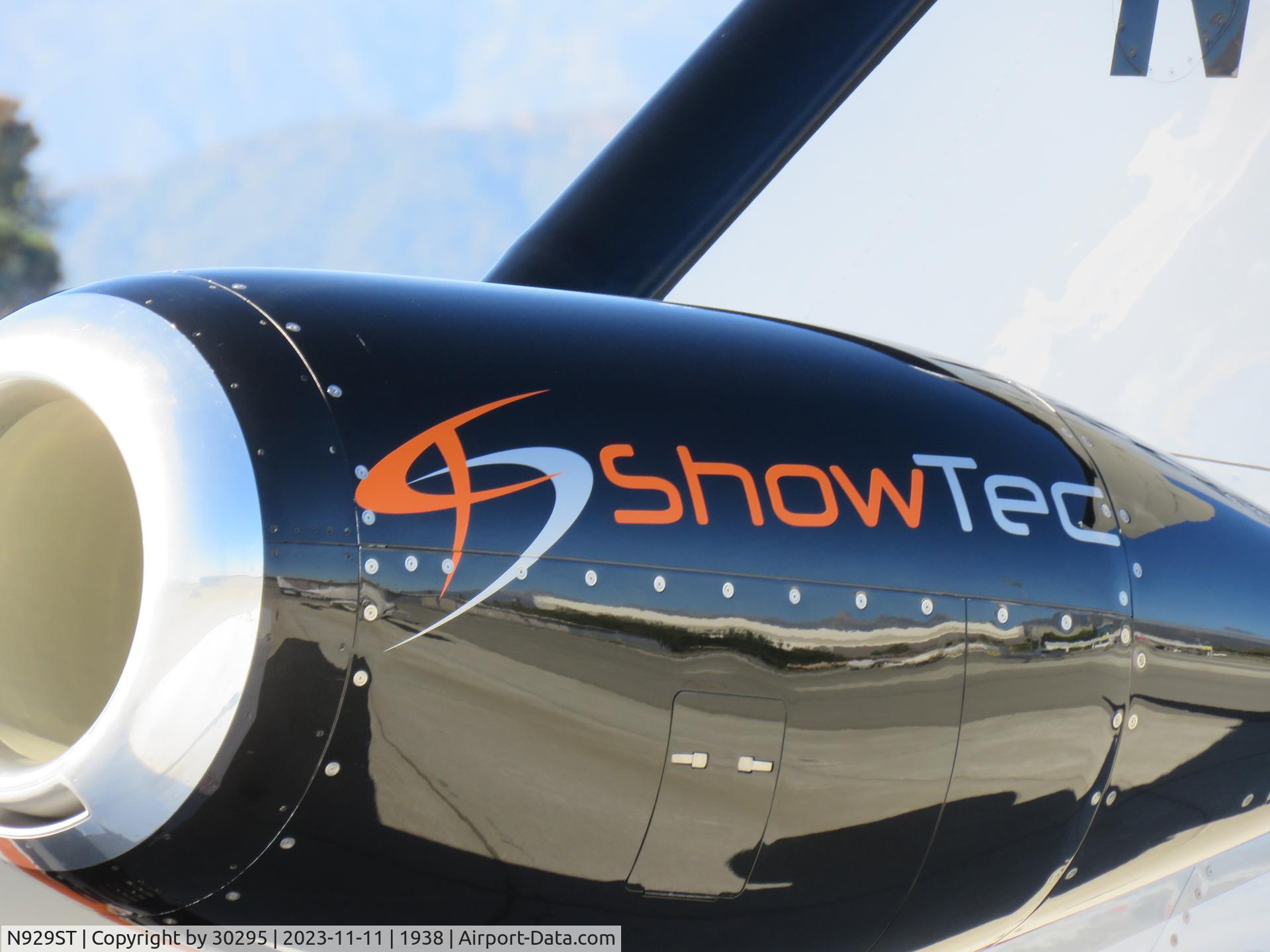 N929ST, 2010 Cessna 510 Citation Mustang Citation Mustang C/N 510-0352, Engine cowling with Owners name