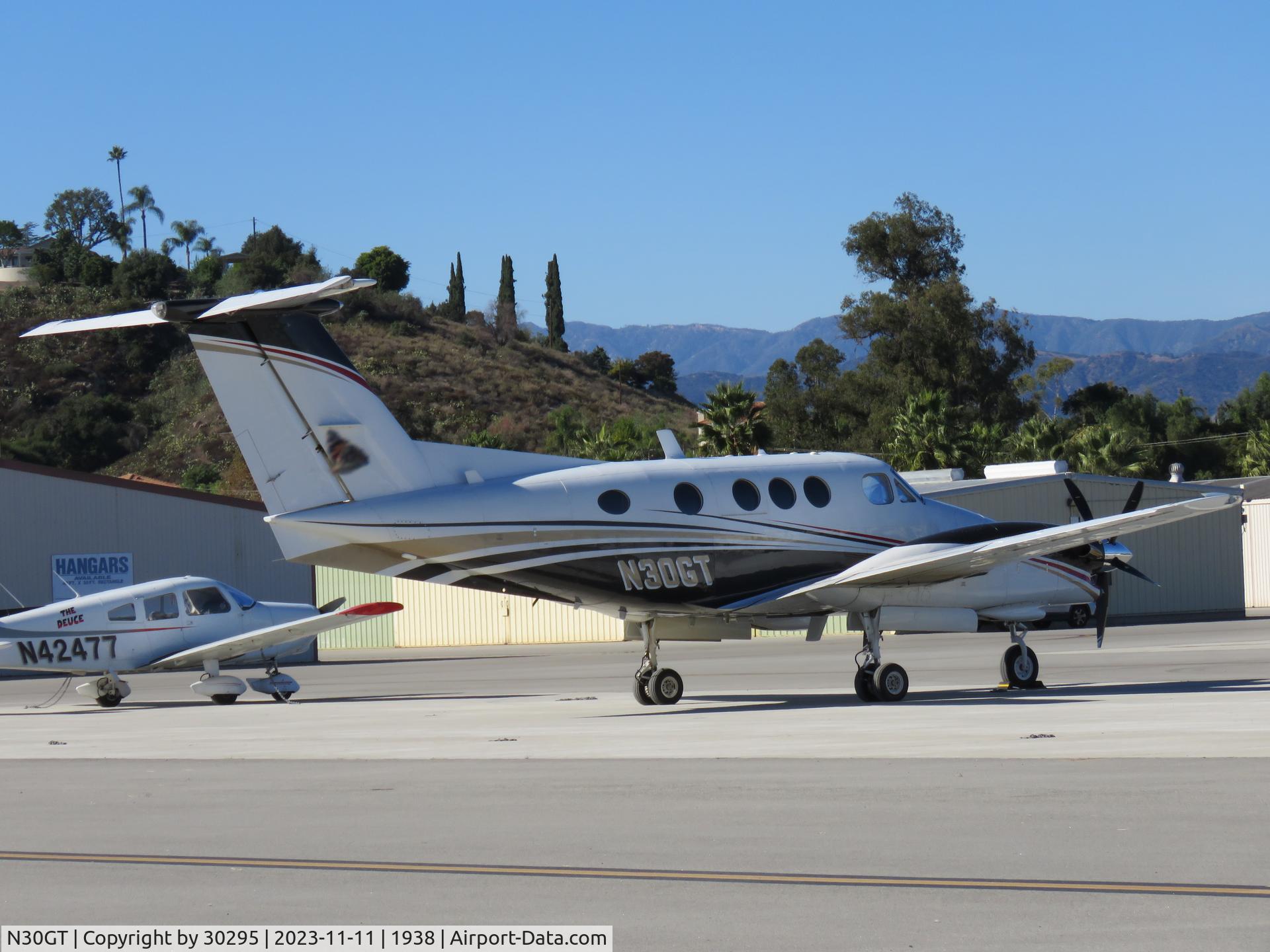 N30GT, 1980 Beech F90 King Air C/N LA-37, Parked