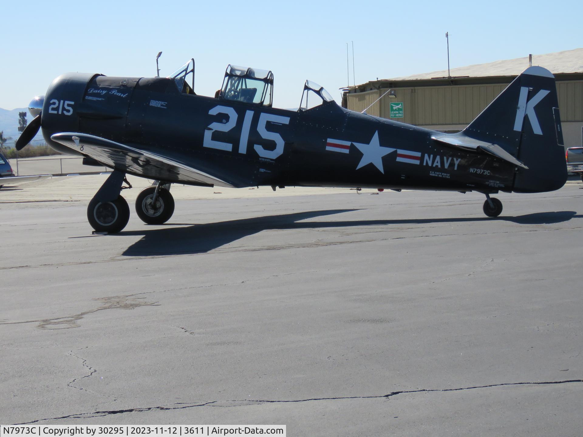 N7973C, 1943 North American SNJ-5 Texan C/N 51764 (88-14618), Parked
