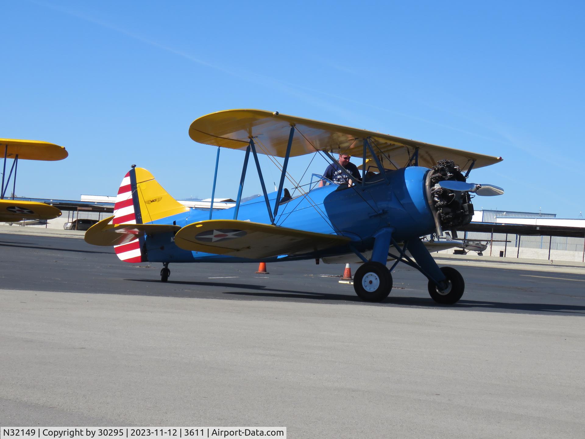 N32149, 1941 Waco UPF-7 C/N 5781, Parked