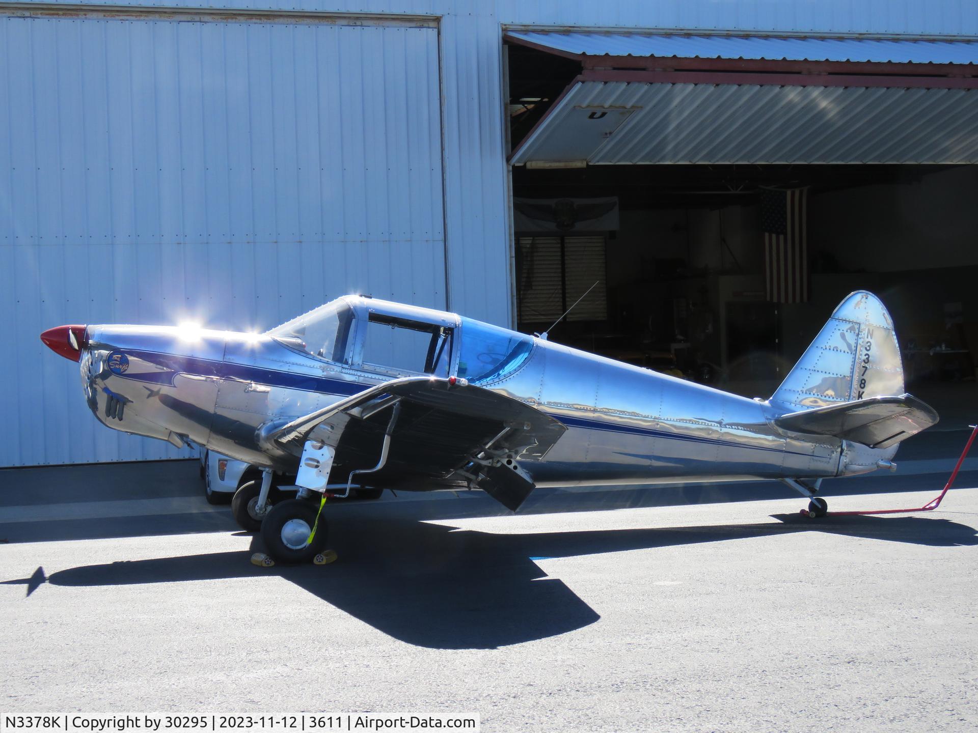 N3378K, 1946 Globe GC-1B Swift C/N 1371, Parked