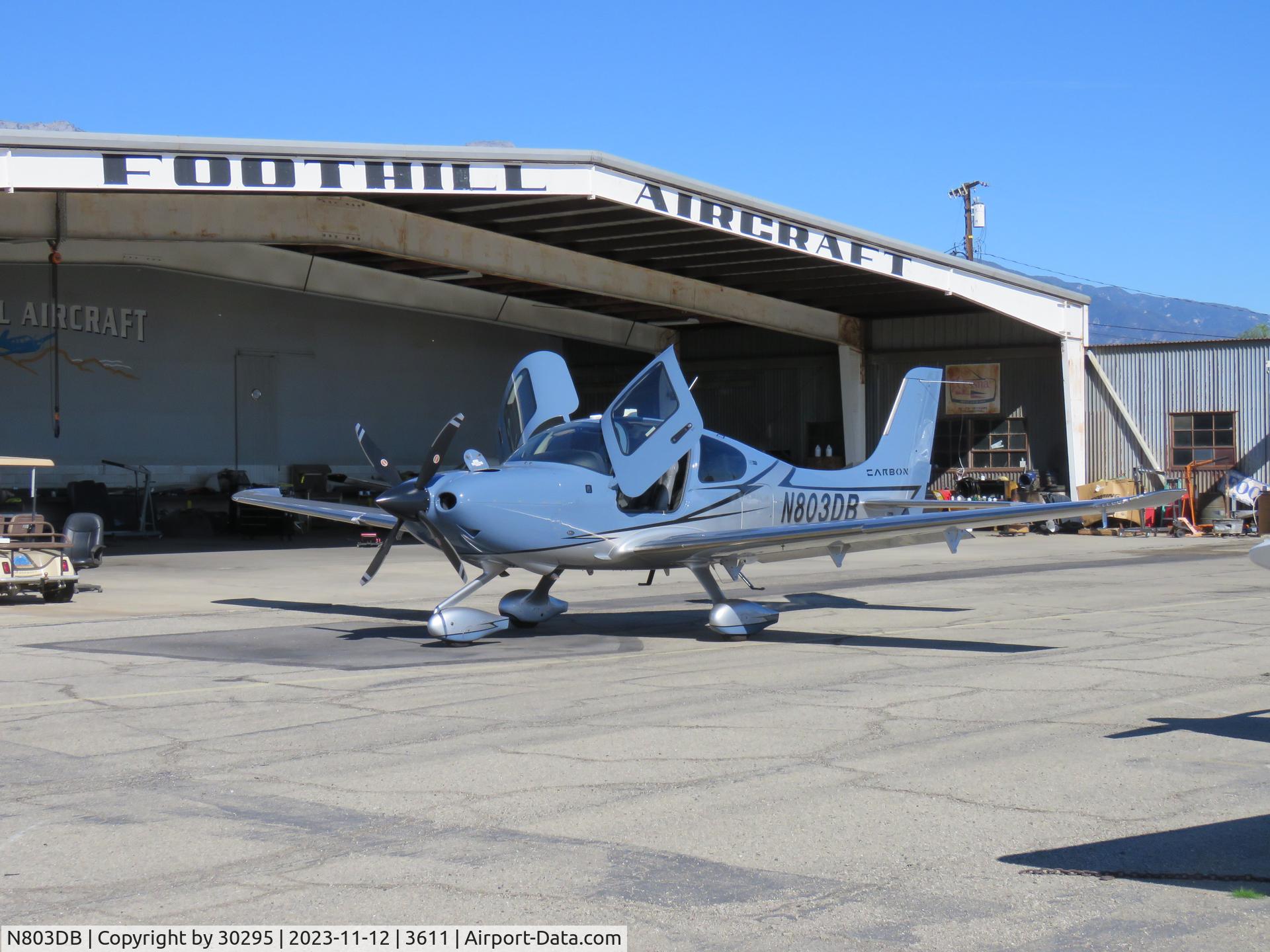 N803DB, 2021 Cirrus SR22T C/N 2258, Parked
