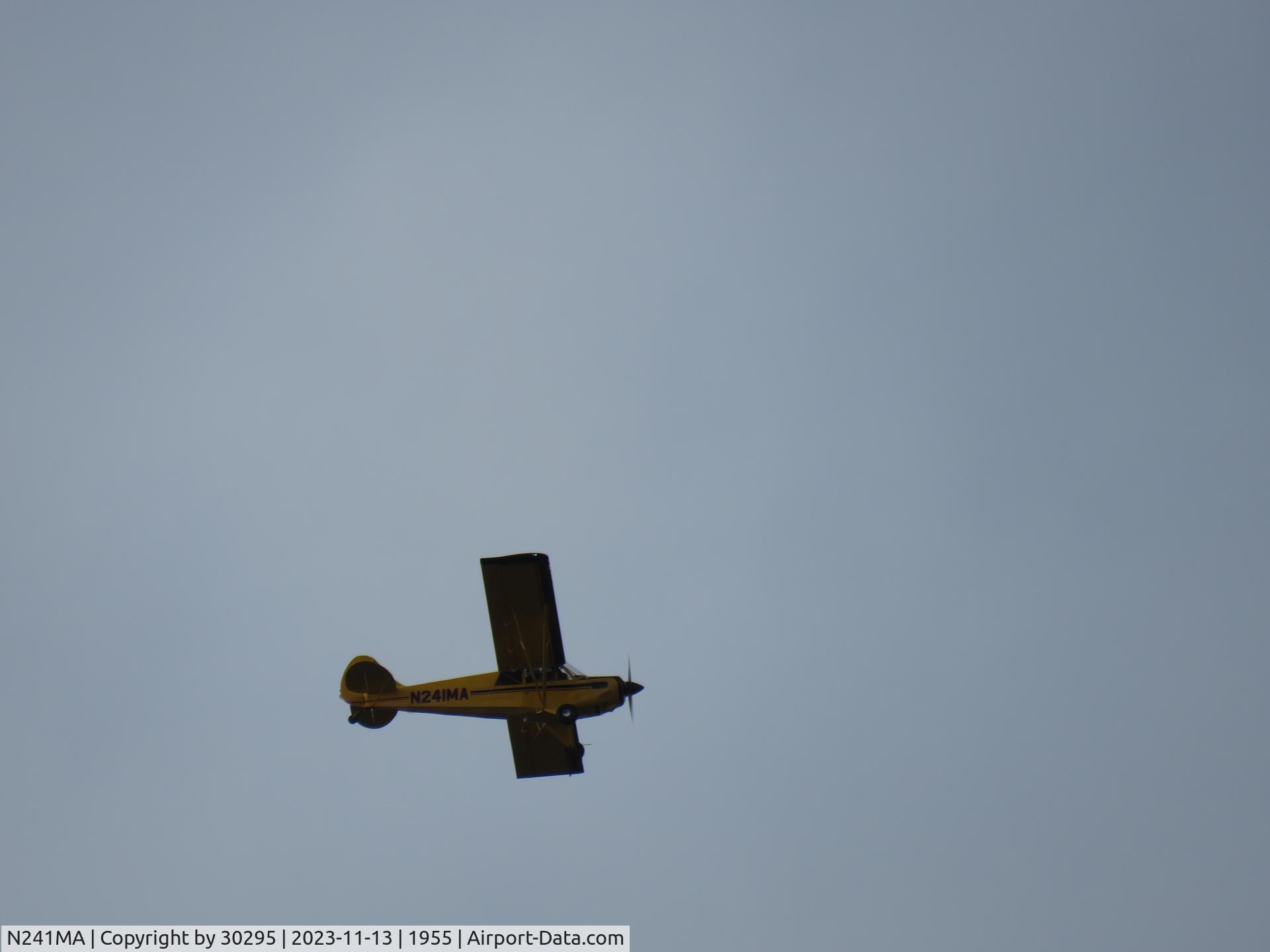 N241MA, 2011 Aviat A-1C-180 Husky C/N 3110, Headed east
