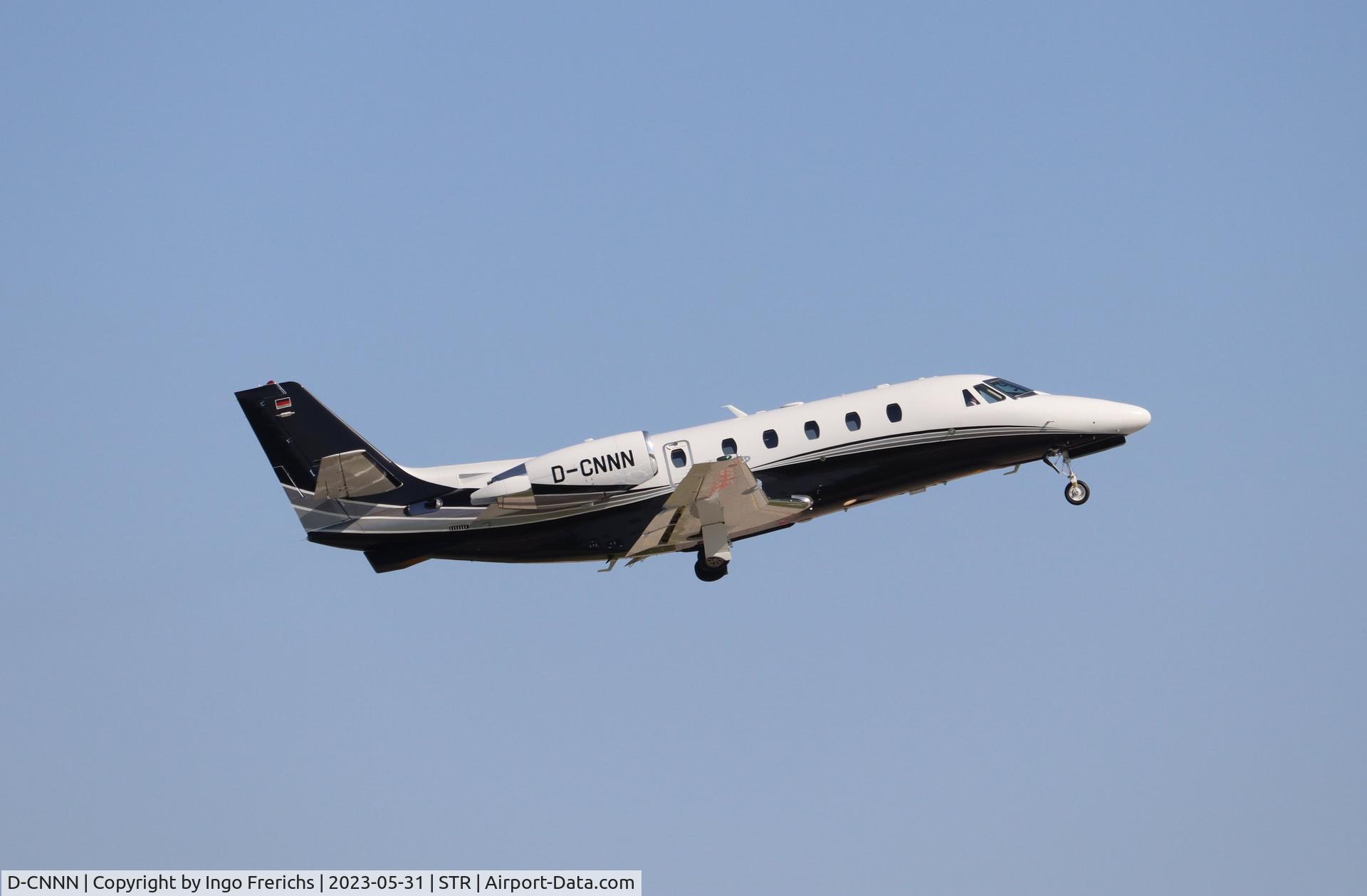 D-CNNN, 2017 Cessna 560 Citation XLS+ C/N 560-6239, Take-off at Stuttgart Airport