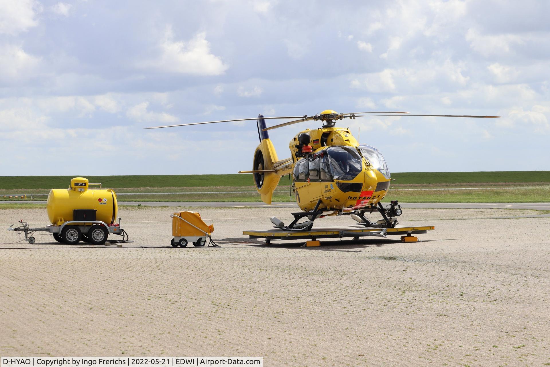 D-HYAO, 2017 Airbus Helicopters H-145 (BK-117D-2) C/N 20163, In position at Wilhelmshaven Jade-Weser Airport