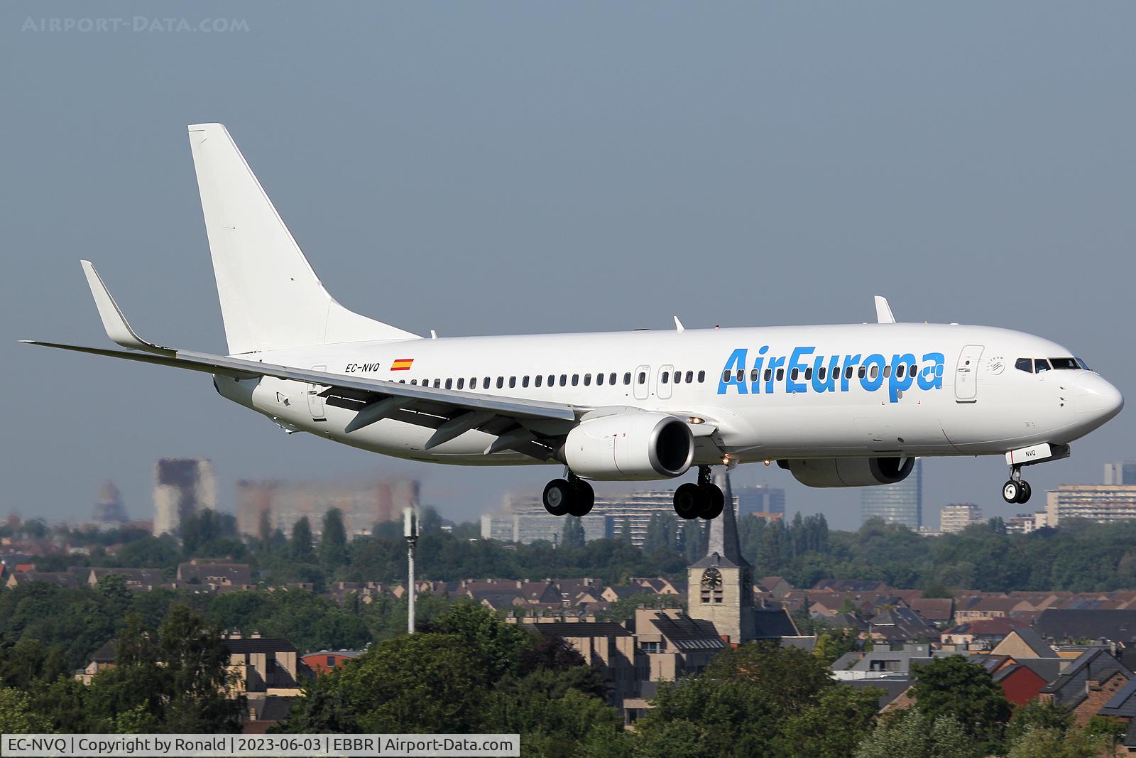 EC-NVQ, 2009 Boeing 737-8AS C/N 37534, at bru