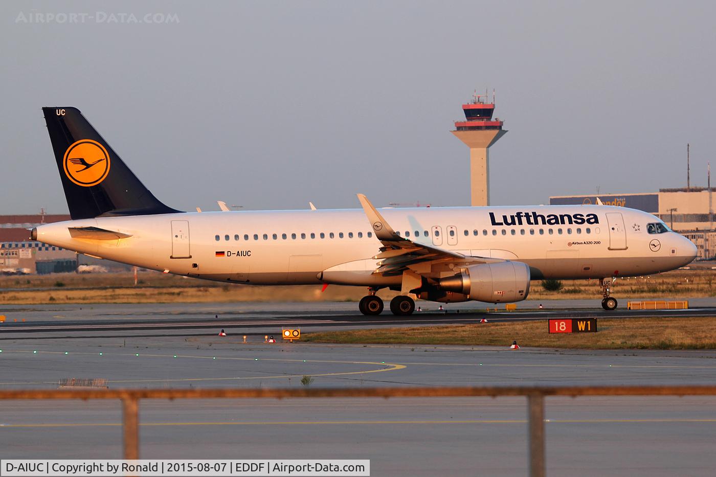 D-AIUC, 2014 Airbus A320-214 C/N 6006, at fra