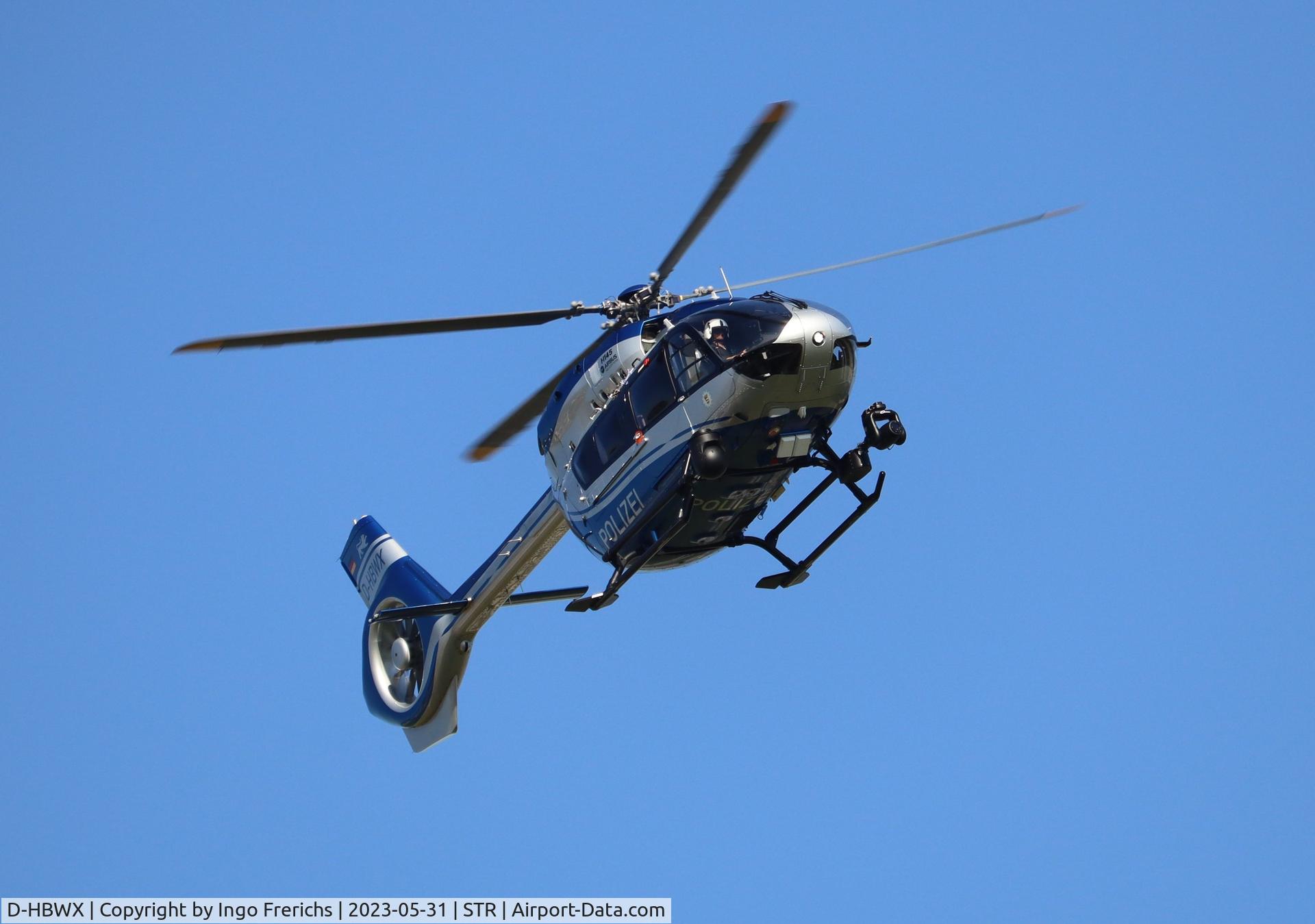 D-HBWX, Airbus Helicopters H-145 C/N 20100, D-HBWX in flight at Stuttgart Airport