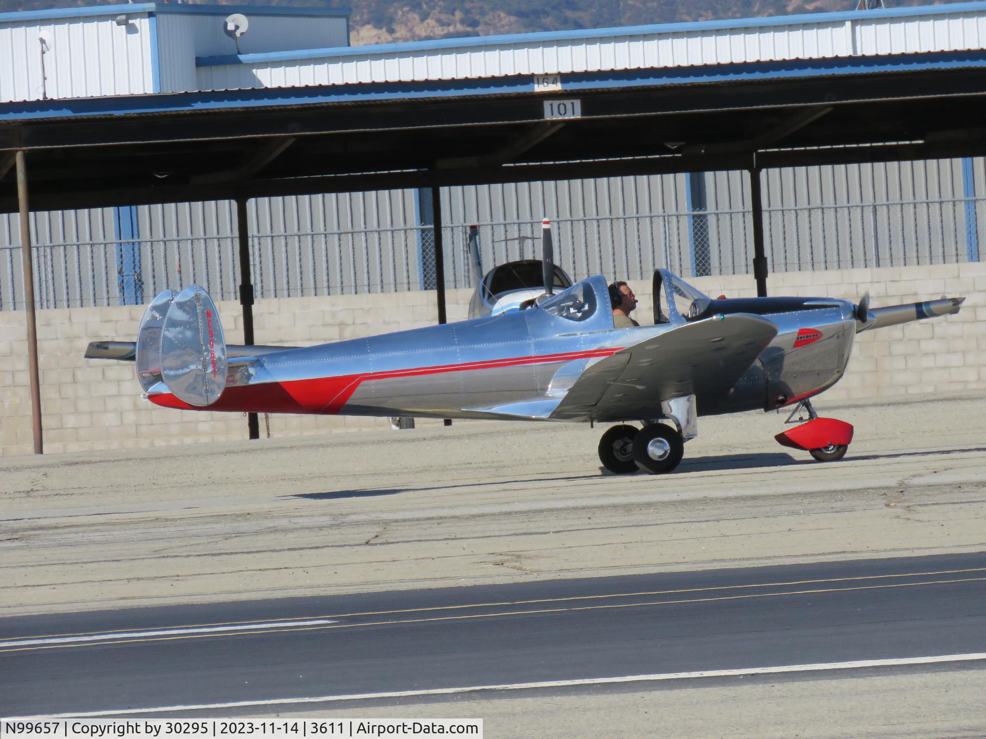 N99657, 1946 Ercoupe 415-C C/N 2280, Taxiing