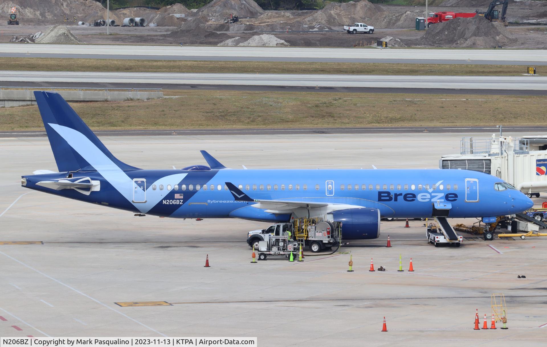 N206BZ, 2022 Airbus A220-300 C/N 55143, Airbus A220-371