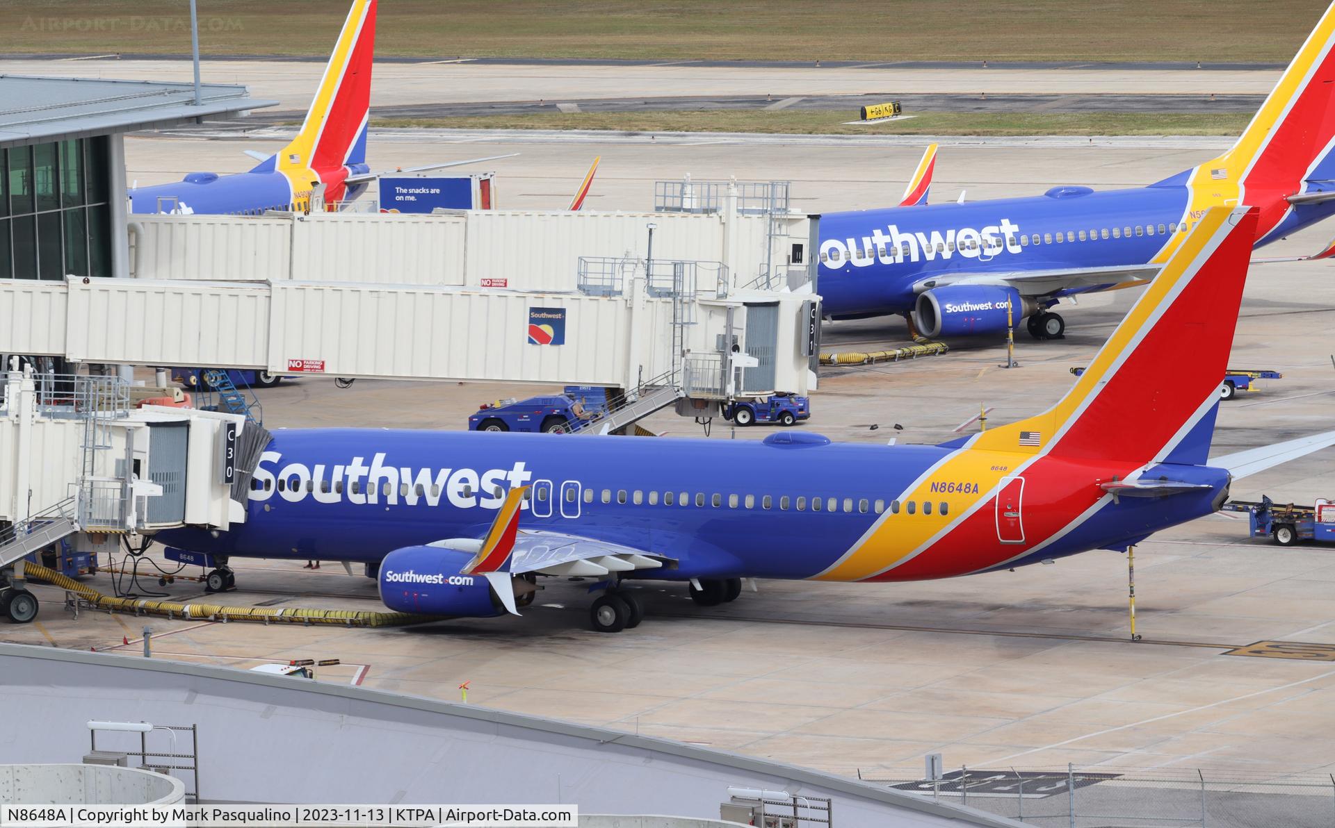 N8648A, 2014 Boeing 737-8H4 C/N 42531, Boeing 737-8H4