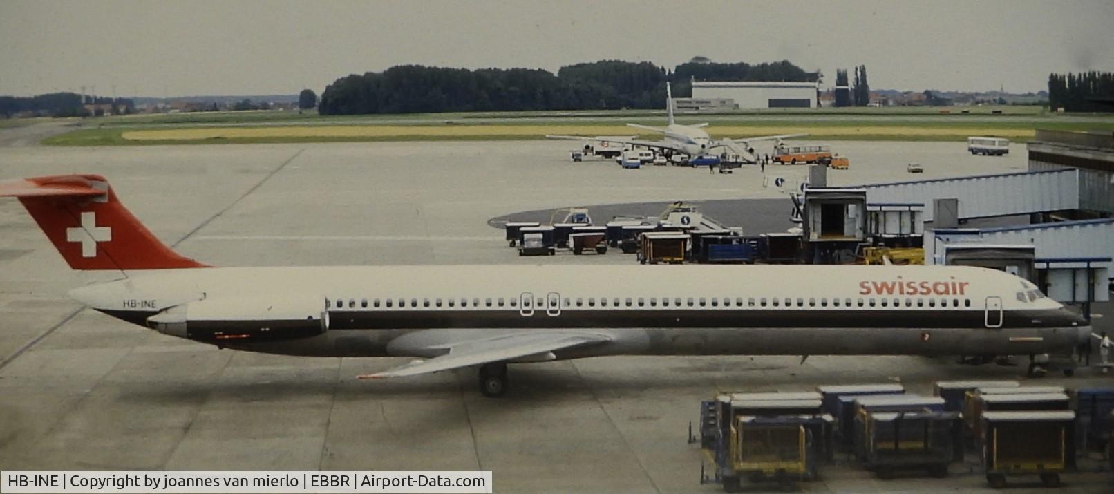 HB-INE, 1980 McDonnell Douglas MD-81 (DC-9-81) C/N 48004, Slide scan