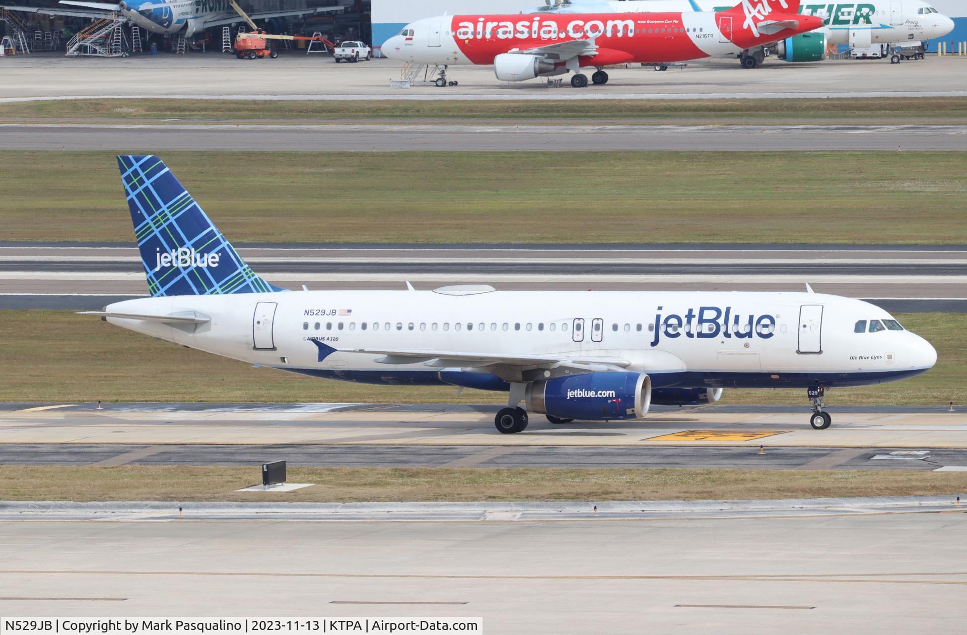 N529JB, 2001 Airbus A320-232 C/N 1610, Airbus A320-232