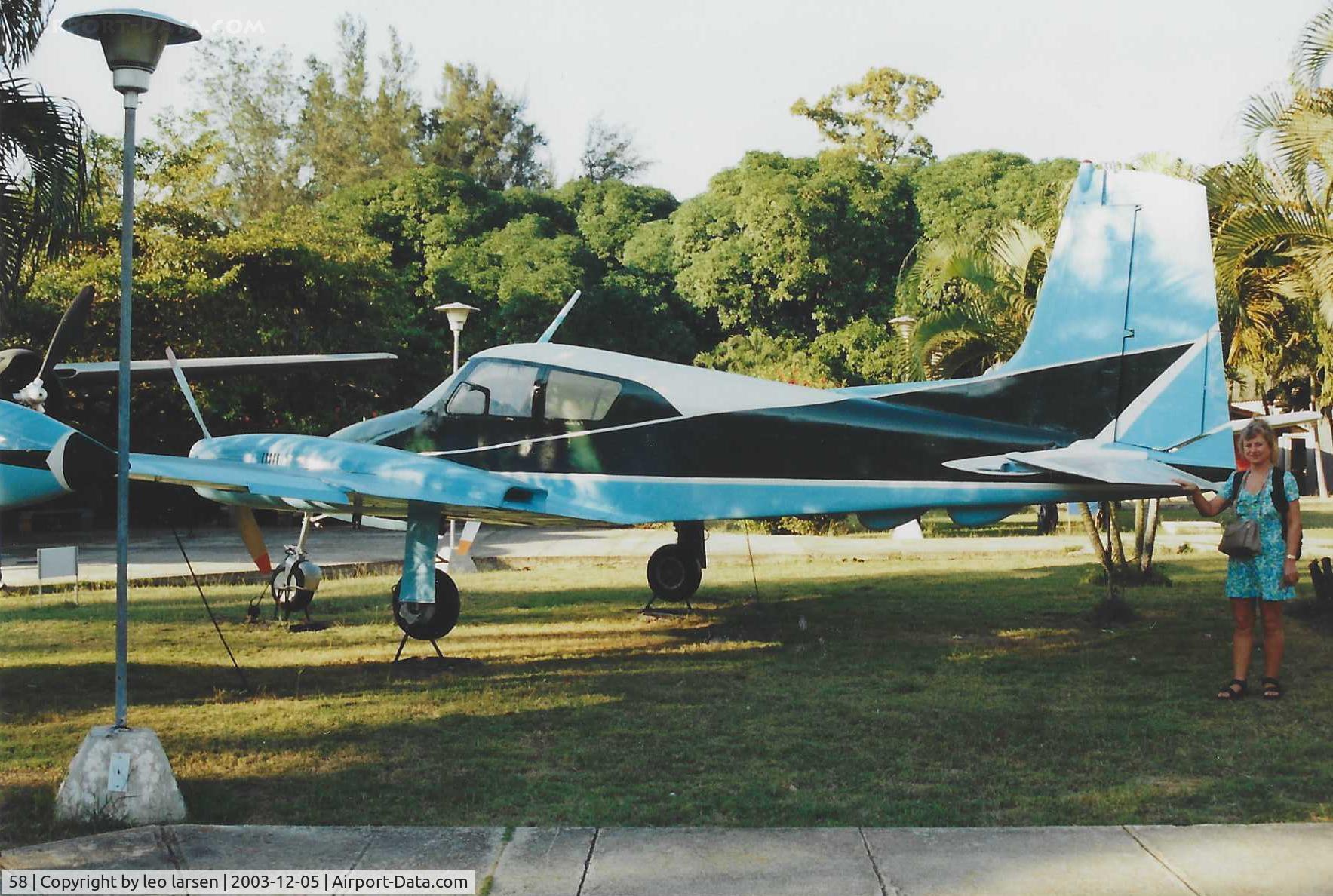 58, 1959 Cessna 310C C/N 35793, Museo del Aire Havana 5.12.2003