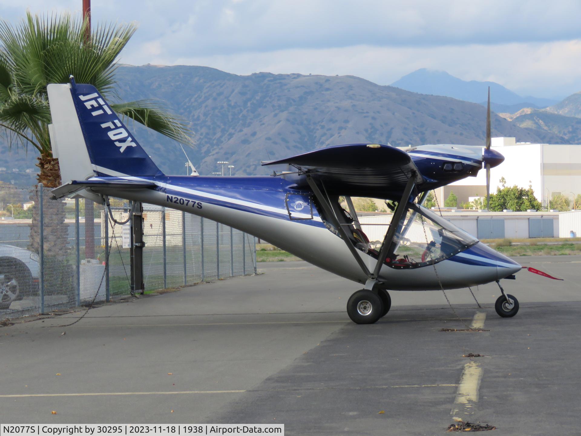 N2077S, 2002 Euro Ala Jet Fox JF.97 C/N 0037/002-US, Parked