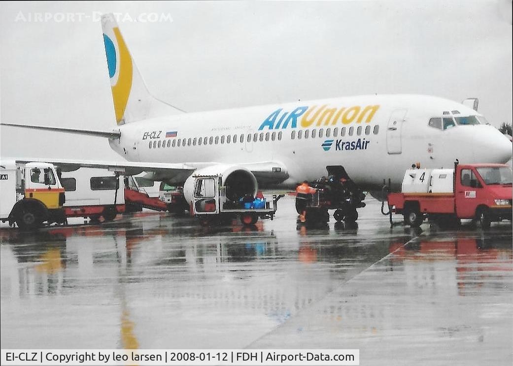 EI-CLZ, Boeing 737-3Y0 C/N 25179/2205, Friedrichshafen 12.1.2008