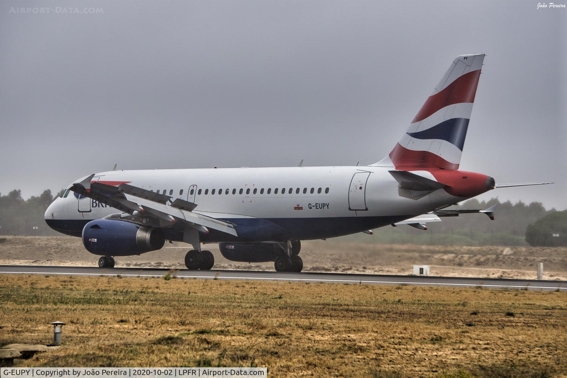 G-EUPY, 2001 Airbus A319-131 C/N 1466, British Airways A319 at LPFR