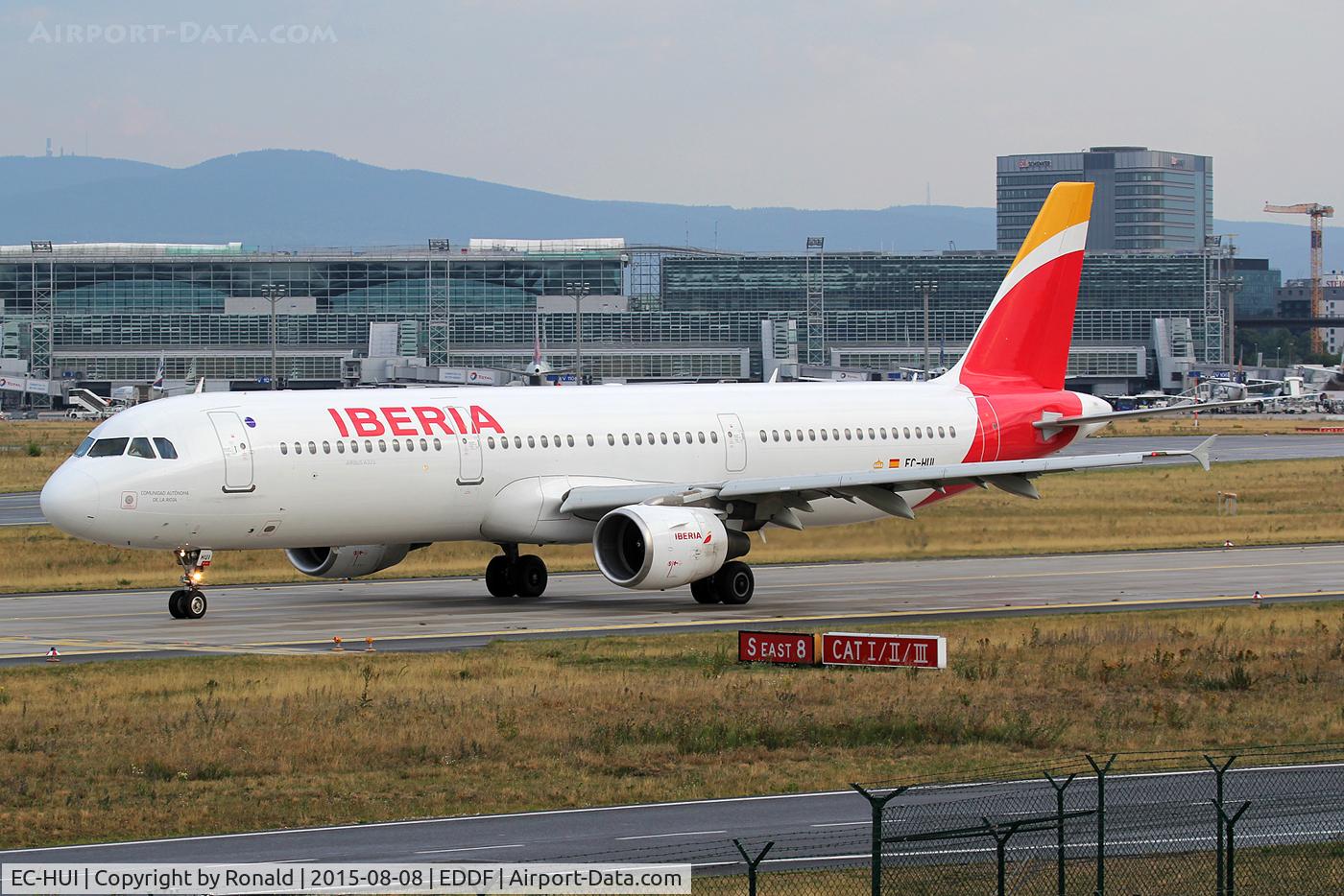 EC-HUI, 1999 Airbus A321-211 C/N 1027, at fra