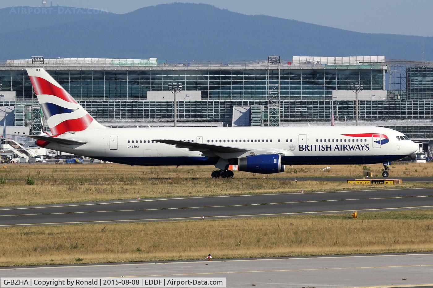 G-BZHA, 1998 Boeing 767-336 C/N 29230, at fra
