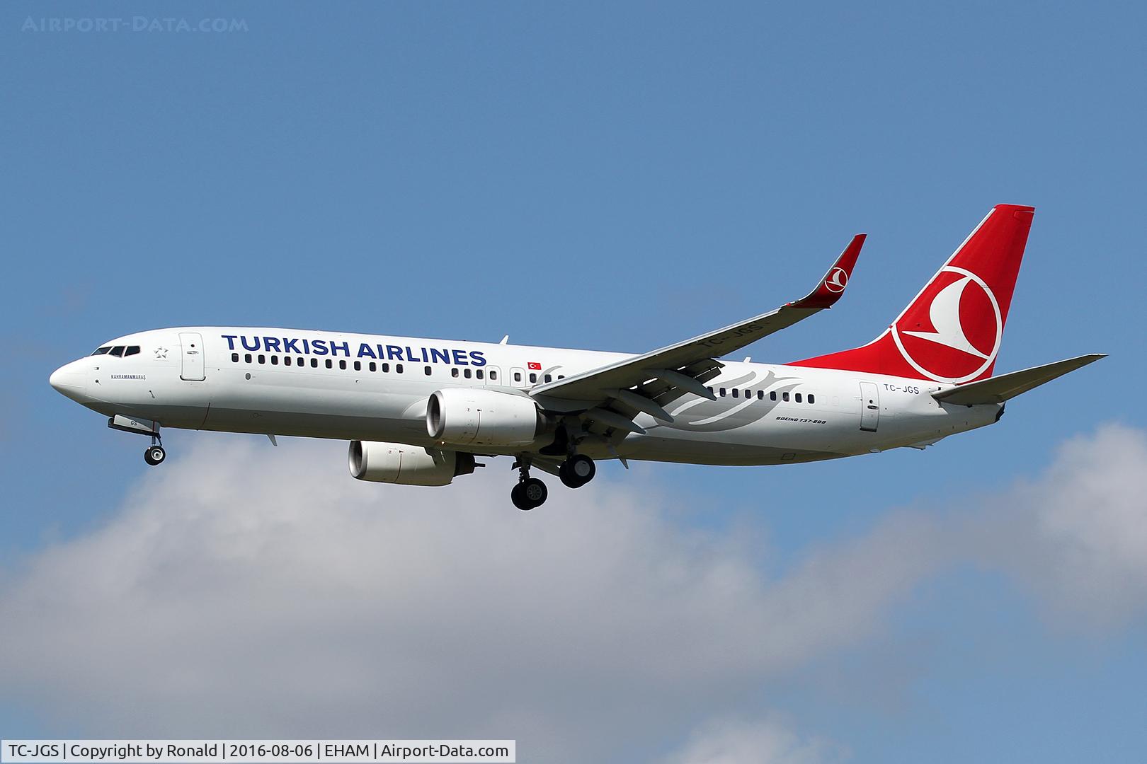 TC-JGS, 2006 Boeing 737-8F2 C/N 34416, at spl