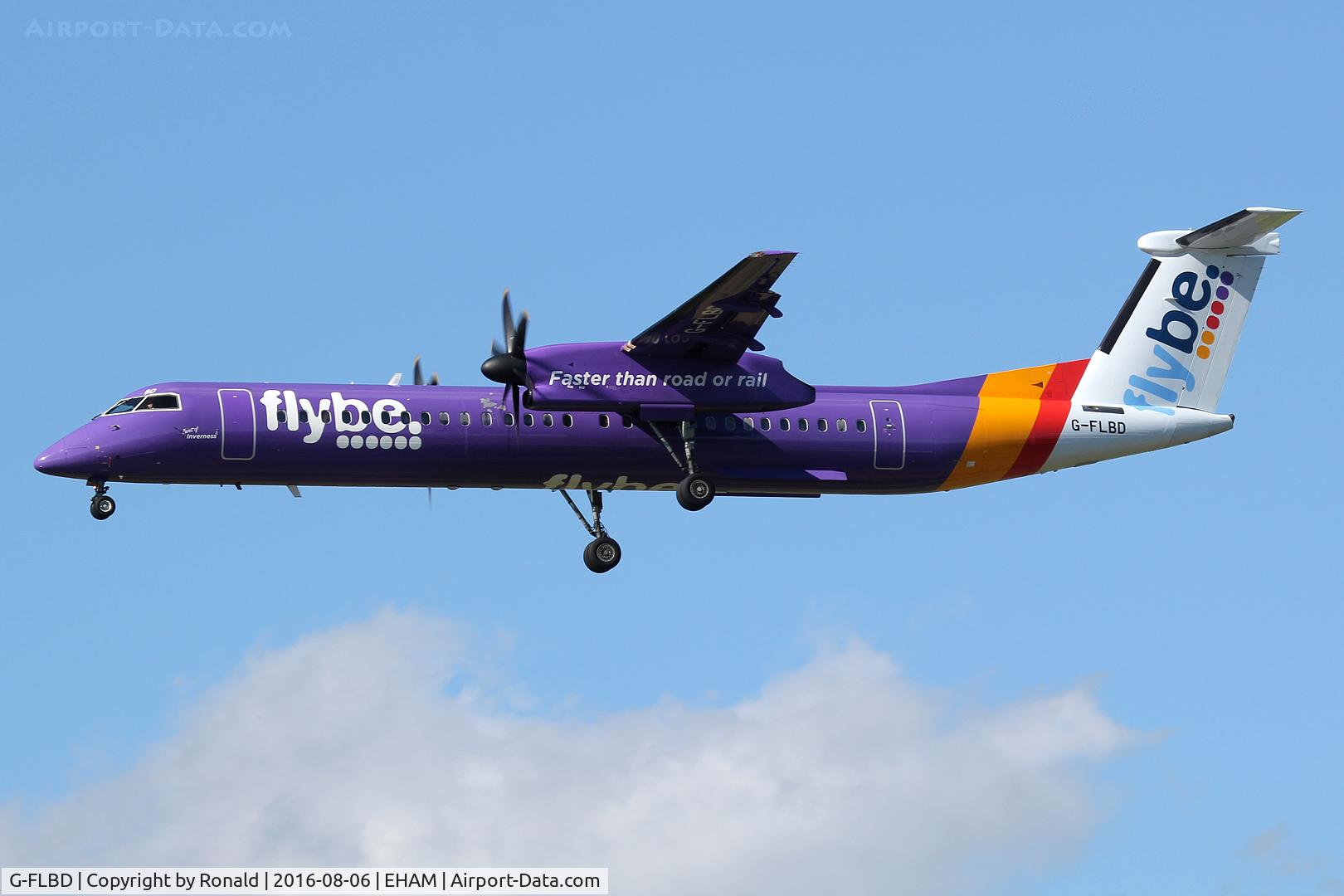 G-FLBD, 2009 De Havilland Canada DHC-8-402Q Dash 8 C/N 4259, at spl