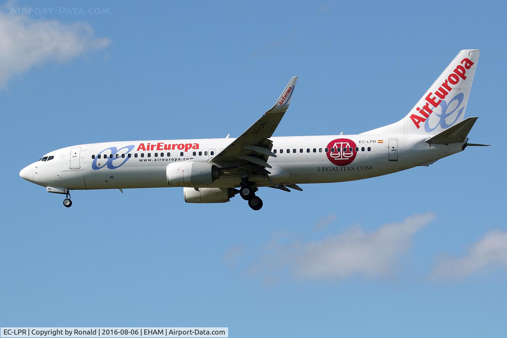 EC-LPR, 2012 Boeing 737-85P C/N 36588, at spl
