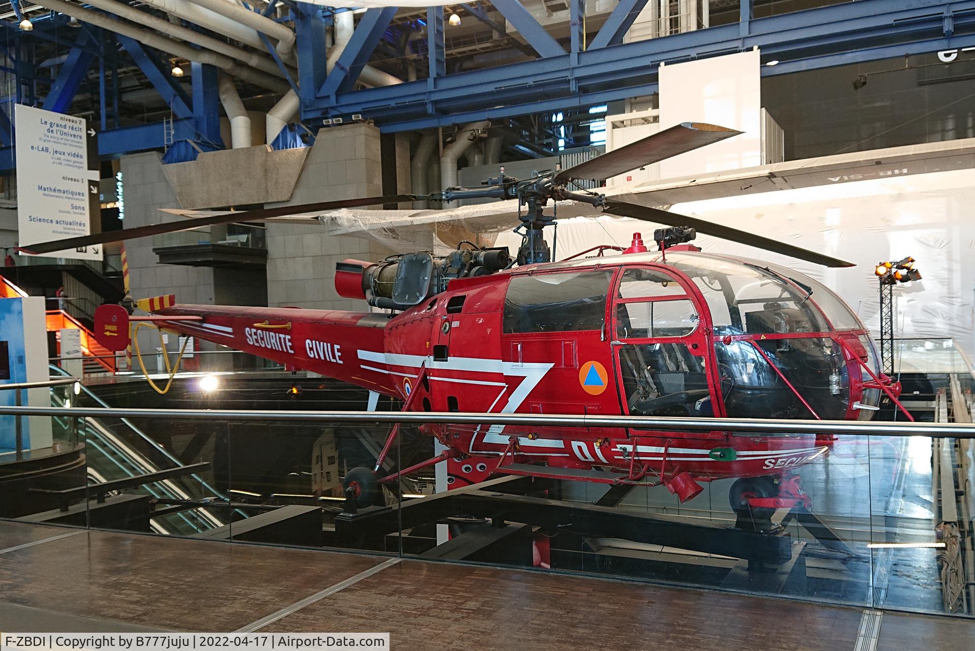 F-ZBDI, 1984 Aérospatiale SA 316B Alouette III C/N 1878, at La Villette