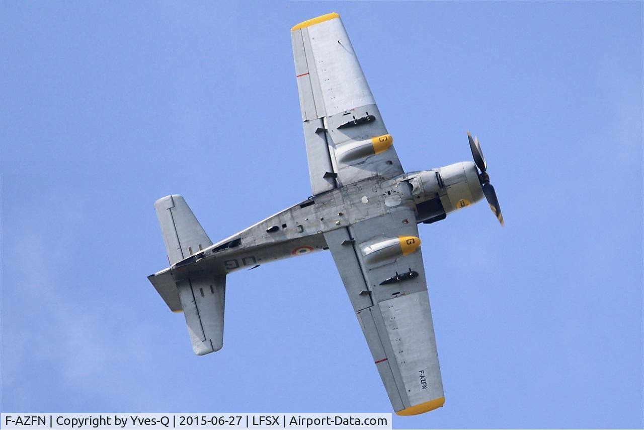 F-AZFN, Douglas AD-4N Skyraider C/N 7609, Douglas AD-4N Skyraider, On display, Luxeuil-St Sauveur Air Base 116 (LFSX)