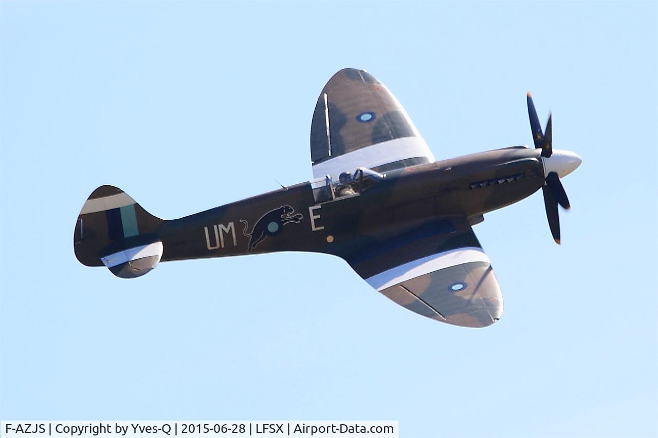 F-AZJS, 1944 Supermarine 389 Spitfire PR.XIX C/N 6S/585110, Supermarine 389 Spitfire PR.XIX, On display, Luxeuil-Saint Sauveur Air Base 116 (LFSX)
