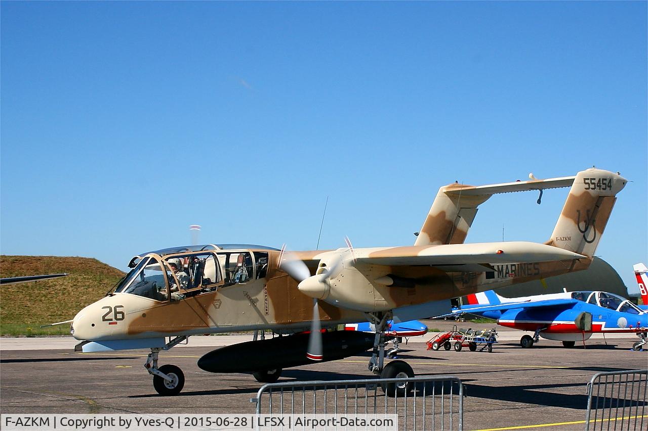 F-AZKM, 1971 North American OV-10B Bronco C/N 338-9 (305-65), North American OV-10B Bronco,  Luxeuil-St Sauveur Air Base 116 (LFSX)