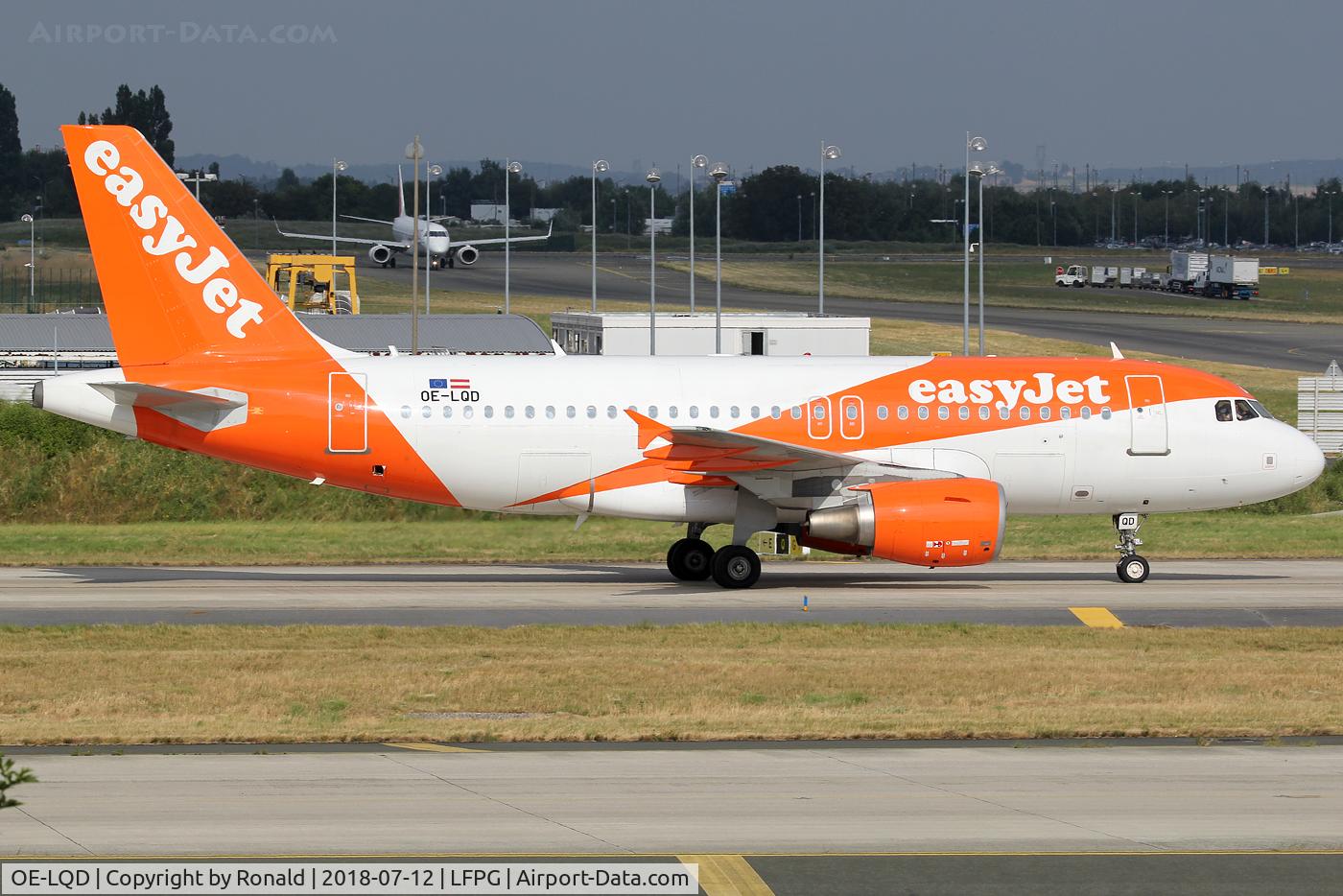 OE-LQD, 2008 Airbus A319-111 C/N 3763, at cdg