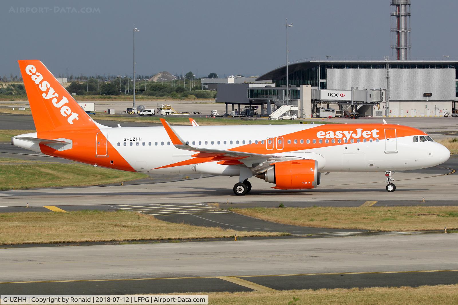 G-UZHH, 2018 Airbus A320-251N C/N 8268, at cdg