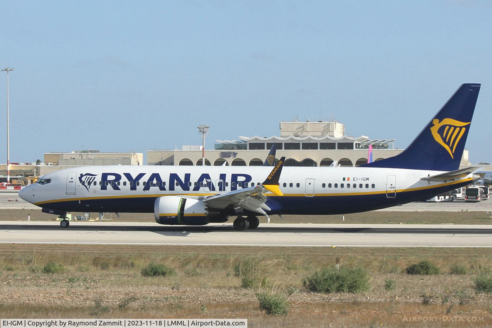 EI-IGM, 2023 Boeing 737-8-200 MAX C/N 67073, B737-8 MAX EI-IGM Ryanair