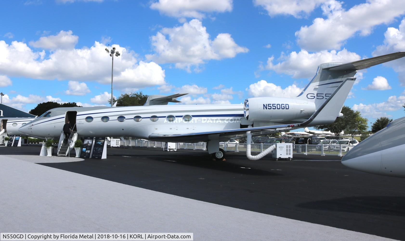 N550GD, 2018 Gulfstream Aerospace GV-SP (G550) C/N 5574, G550 zx