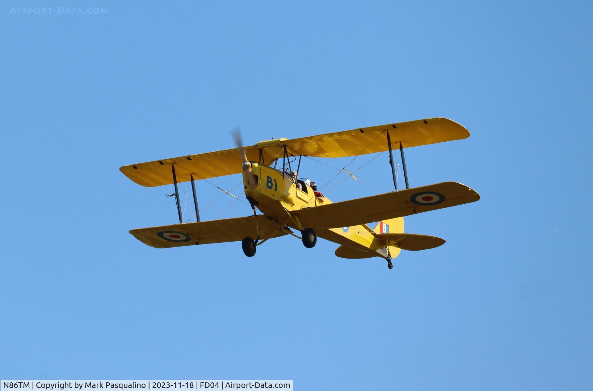 N86TM, 1938 De Havilland DH-82A Tiger Moth II C/N 86611, De Havilland DH-82A