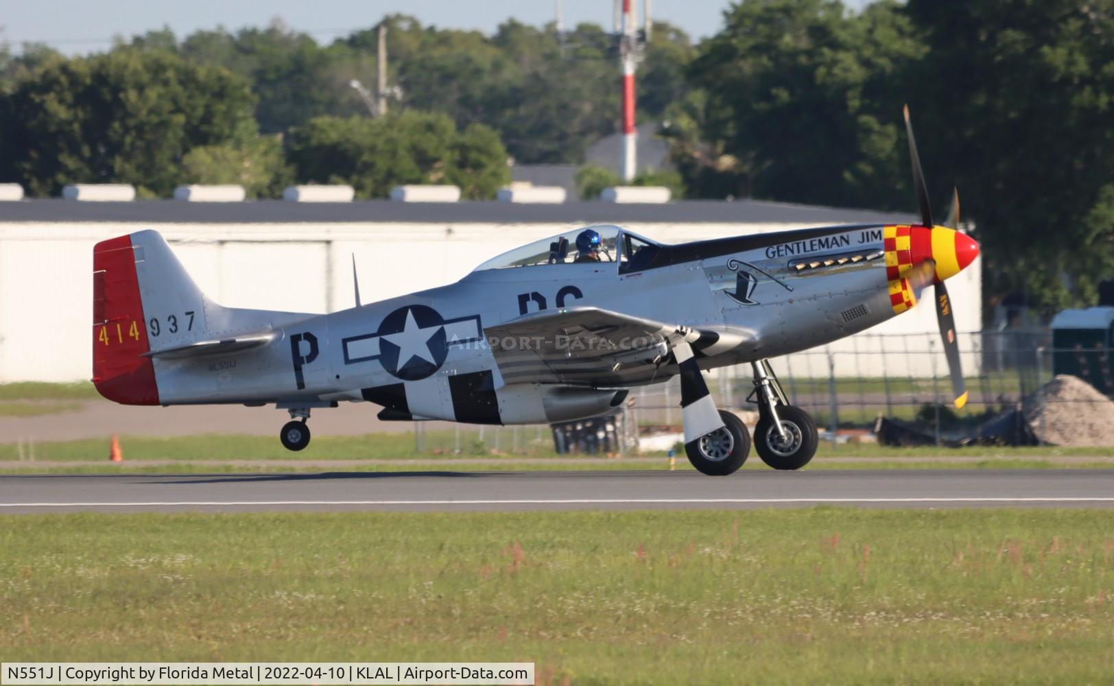 N551J, 1957 North American P-51D Mustang C/N 44-74230, P-51D Gentleman Jim zx