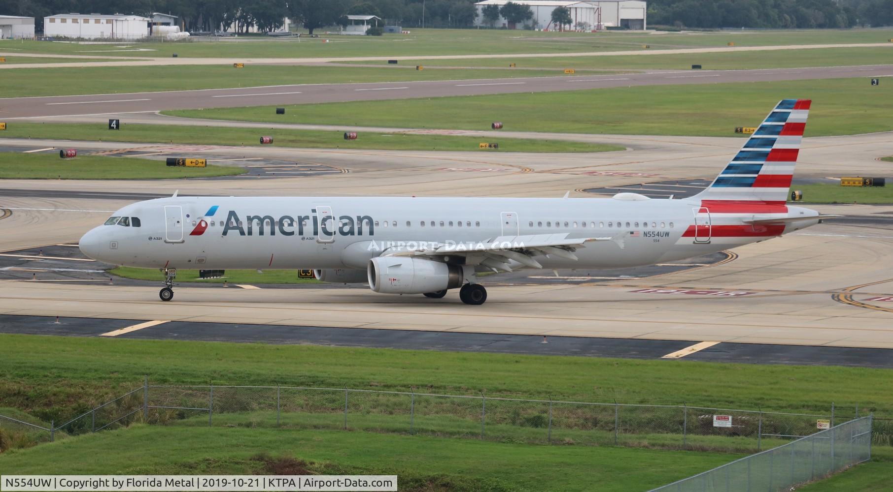 N554UW, 2011 Airbus A321-231 C/N 4866, AAL A321 zx DFW-TPA
