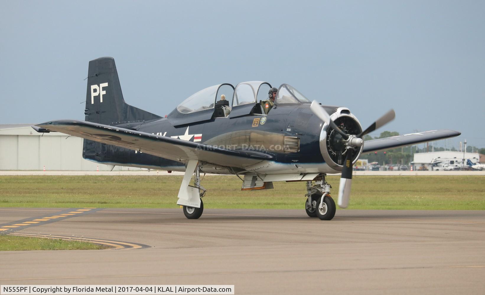 N555PF, 1954 North American T-28B Trojan C/N 200-336 (138265), T-28 zx