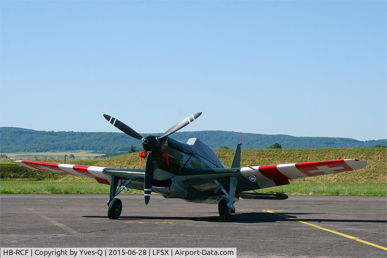 HB-RCF, 1942 Morane-Saulnier D-3801 (MS-412) C/N 194, Morane-Saulnier D-3801, Flight line, Luxeuil-Saint Sauveur Air Base 116 (LFSX)